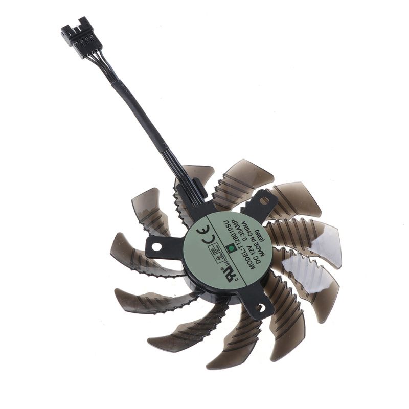 1/3 quạt làm mát 75mm T128010SU 4Pin cho Gigabyte AORUS GTX 1060 1070 1080 G1 GTX 1070Ti 1080Ti 960