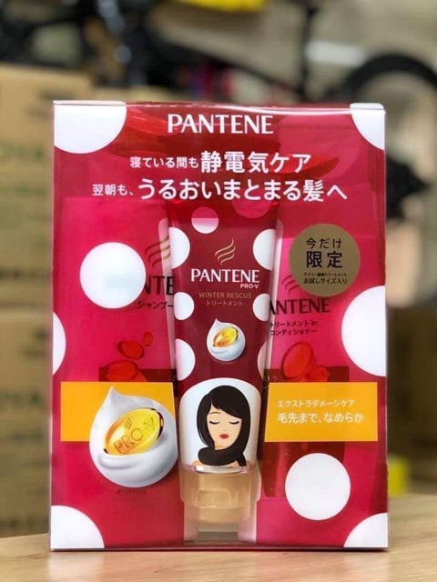 BỘ DẦU GỘI -XẢ - TẶNG TUÝP DƯỠNG TÓC PANTENE NHẬT