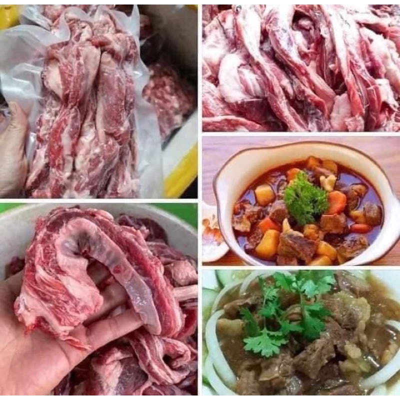 1kg Dẻ Sườn Bò Rút Xương Hàng Y Hình
