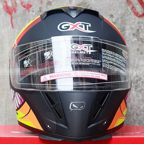 Nón bảo hiểm fullface 2 kính siêu chất - Không lật - Hàng chính hãng - GXT hàm - Tem Tucan đen