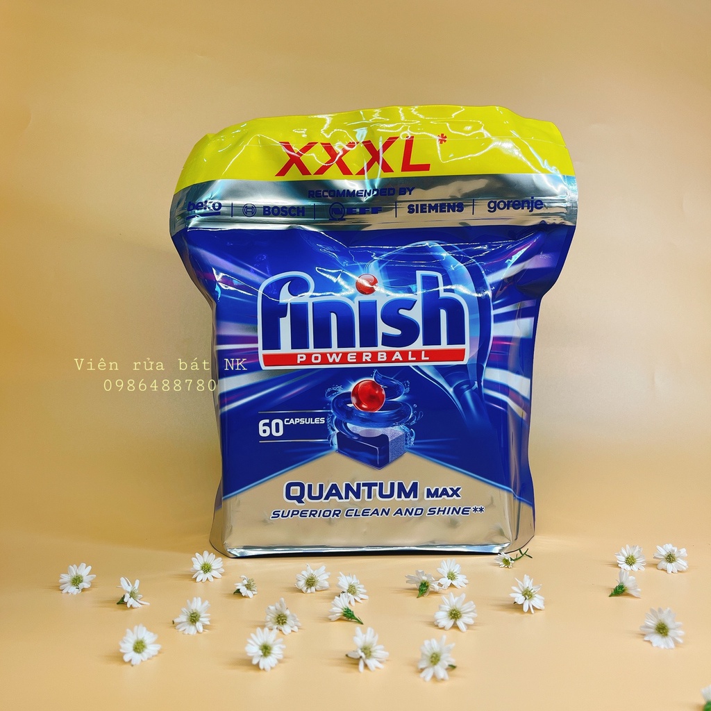 Viên rửa bát Finish Quantum