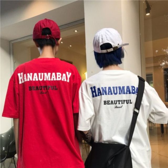Áo thun tay lỡ free size HANAUMABAY