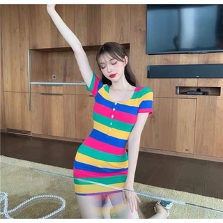 ĐẦM BODY CẦU VỒNG GÂN LOẠI 1