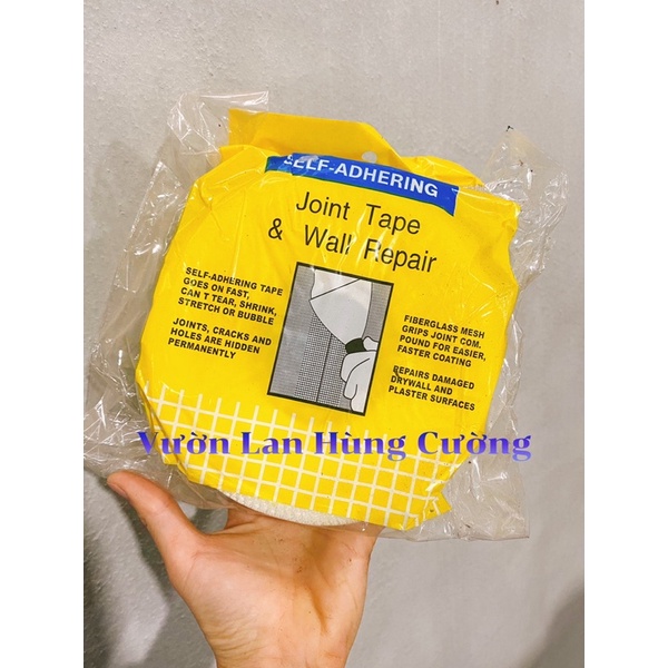 BĂNG DÍNH LƯỚI THẠCH CAO (cuộn 5cmx90m) dùng để lót chậu lan tránh rơi vãi giá thể