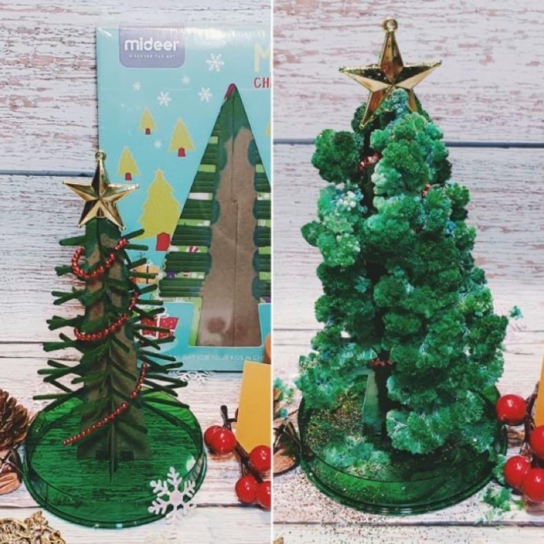 Đồ Chơi STEM Cây Thông Noel Tự Nở Thần Kì Magic Christmas Tree, Đồ Chơi Thông Minh