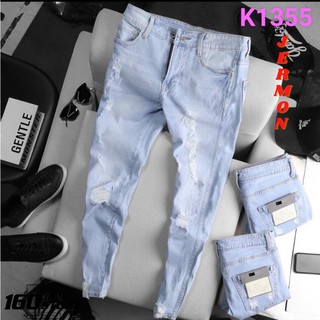 Quần Jean Nam [FREESHIP - HÀNG CAO CẤP] Quần Jean Nam Chất Bò/Quần Jean Ôm Dáng body AD442
