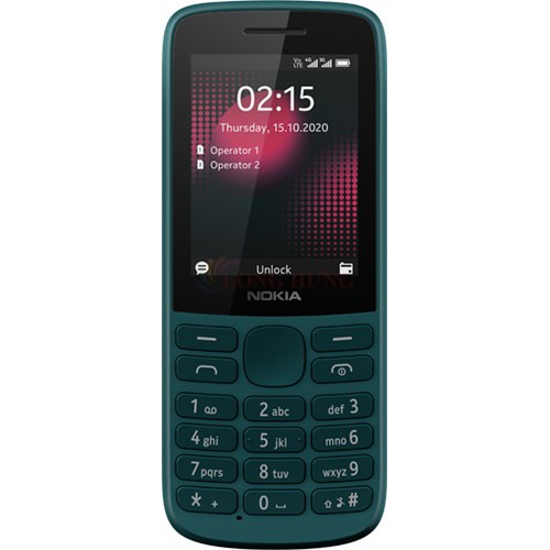 Điện thoại Nokia 215 4G - Hàng chính hãng - Màn hình 2.4inch hỗ trợ thẻ nhớ 32GB Pin 1150mAh