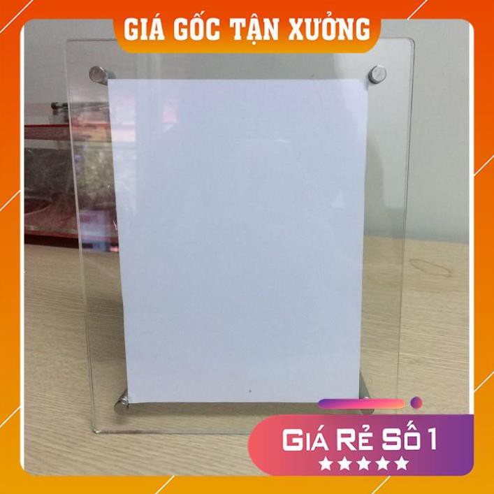 [Giá Gốc Tận Xưởng] Khung ảnh mica trong để bàn size A5 (210x150mm)