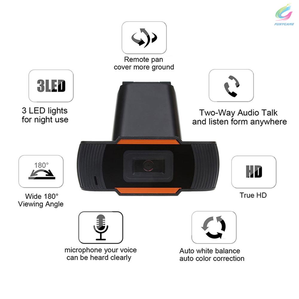 Webcam Hd 1080p Cổng Usb Tự Động Lắp Đặt Nhanh Cho Máy Tính | BigBuy360 - bigbuy360.vn