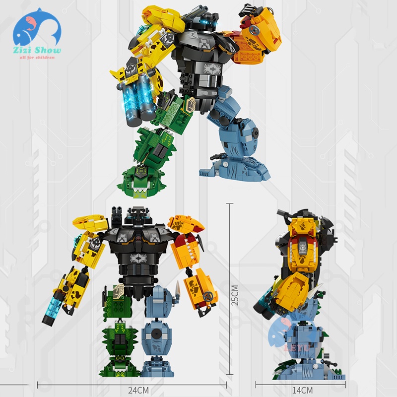 Đồ Chơi Lắp Ráp Lego Robot Biến Hình Sáng Tạo Cho Bé