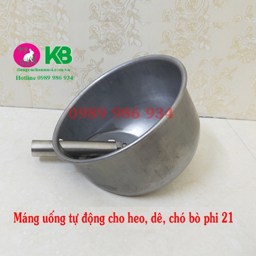 Máng uống tự động cho dê, heo, bò, chó