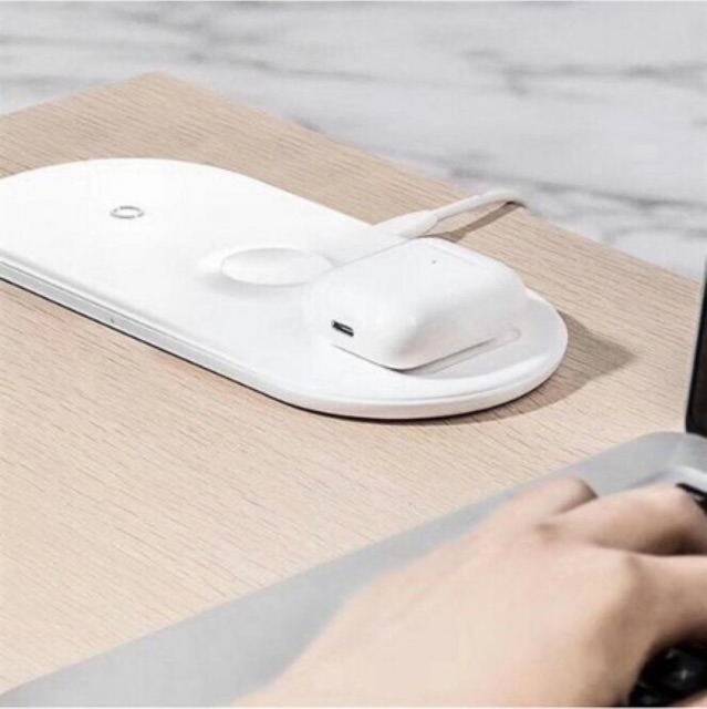 ✅✅✅ ĐẾ SẠC NHANH KHÔNG DÂY 3IN1 CHO IPHONE/APPLE WATCH VÀ TAI NGHE AIRPODS.