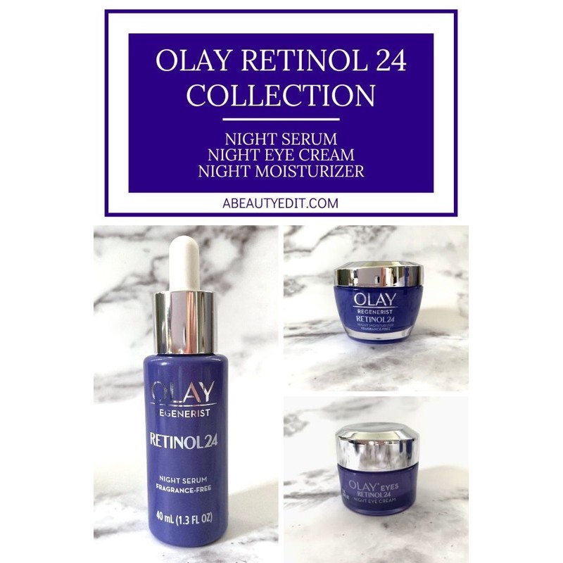 [HàngMỹ]Kem trắng sáng và cấp ẩm da Olay Regenerist Retinol 24 Night Moisturizer Fragrance-Free 48g