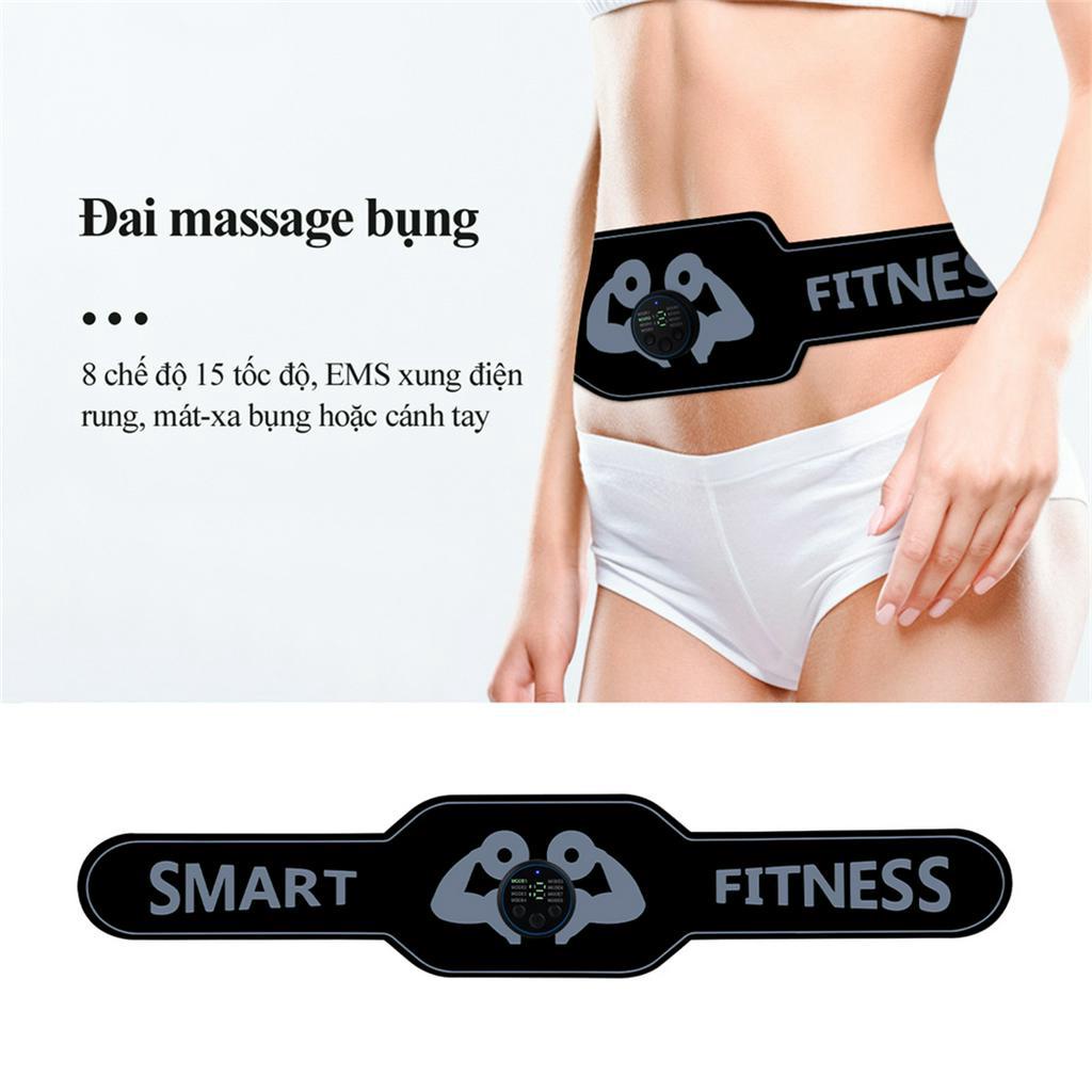 Máy massage CkeyiN EMS MG100H dụng cụ tập thể dục cơ bụng đốt mỡ giảm cân