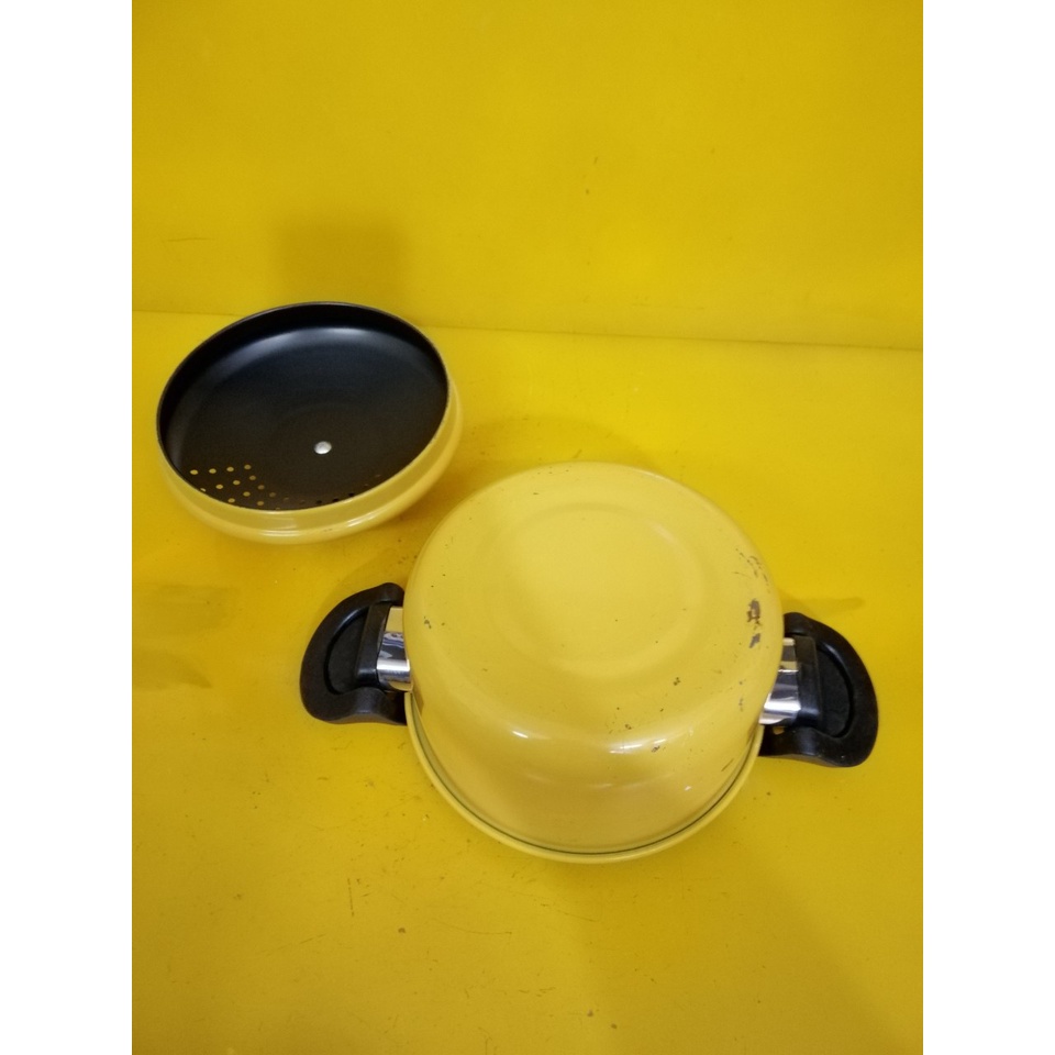 Nồi men nội địa Nhật, size 19cm, cao 9cm (mã 688), Dùng được bếp từ