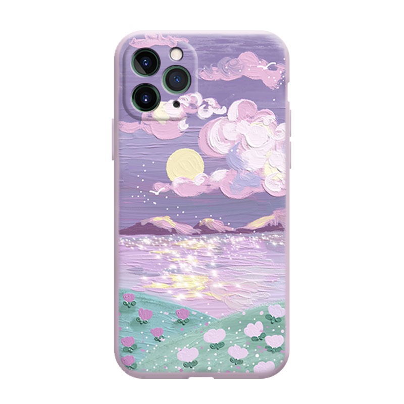 Ốp lưng iphone Ốp lưng iphone vuông cạnh hìnhIphone6/6plus/6S/6S plus/6/7/7plus/8/8plus/X/XS/XS Max/ Dinuo case