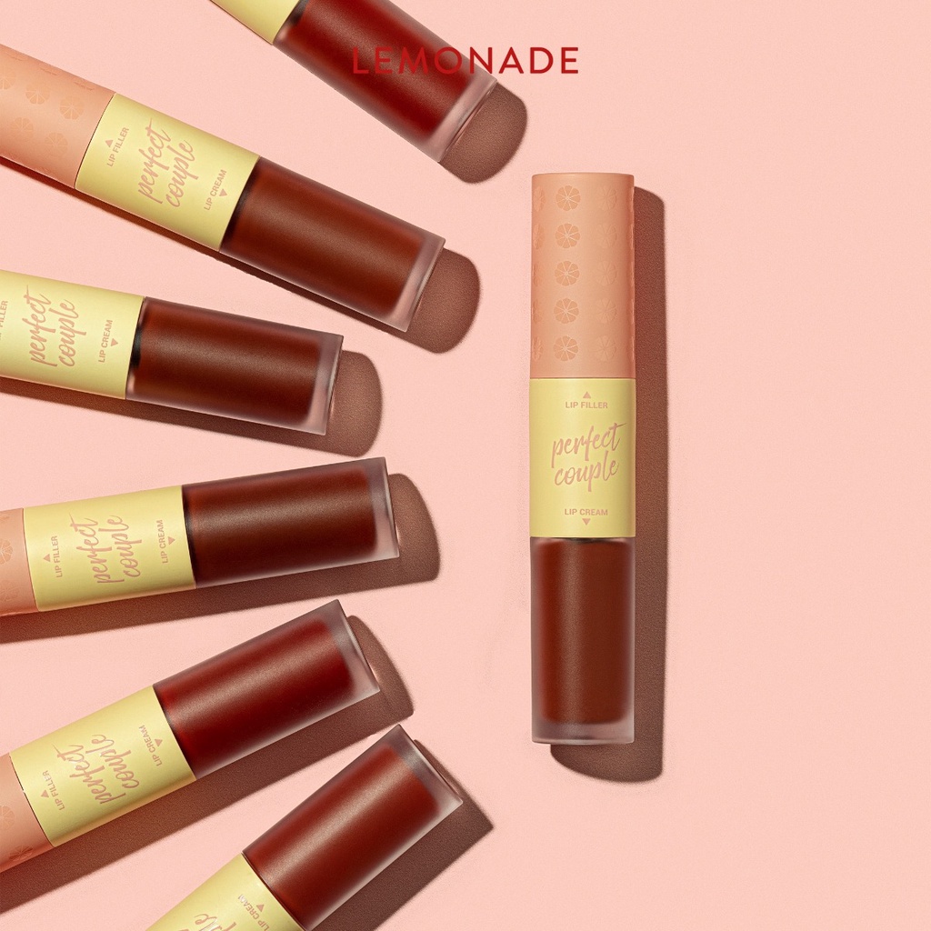 Son kem 2 đầu Lemonade Perfect Couple Lip 02 Sugar