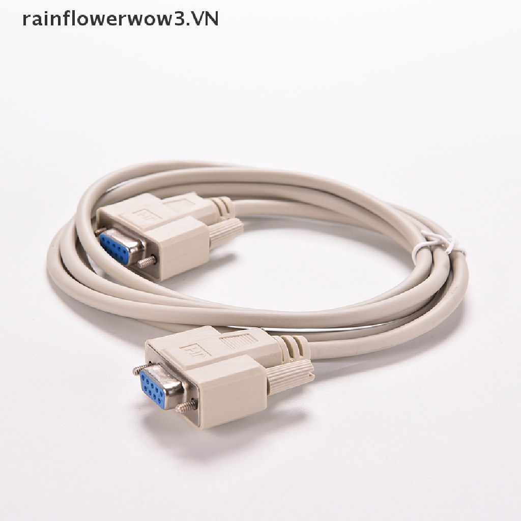 Cáp KếT NốI RS232 Chull Sang Lỗ CắM DB9 5ft 1.5m Dây Cáp Chuyển Đổi 9 pin Serial RS232 DB9 F / F Female Sang Female 1,5m RS232