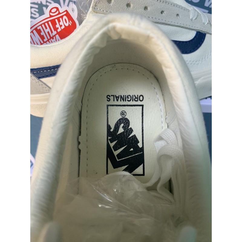 Giày Vans Viền Xanh Chuẩn 1:1 Box Xanh Nam Nữ