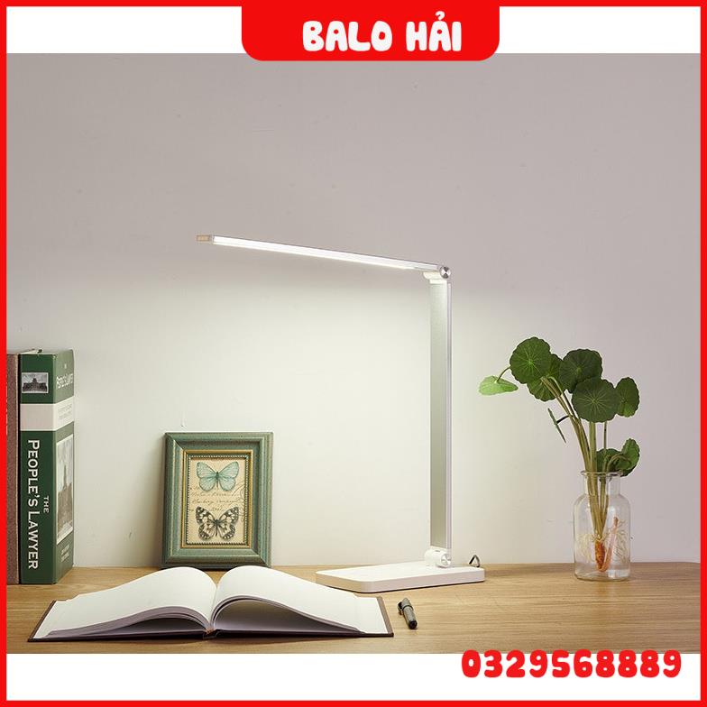Đèn Bàn Học Đọc Sách, Làm Việc (Học Sinh, Sinh Viên, Văn Phòng) LED Chống Cận, Cảm Ứng Nhôm Cao Cấp eLights MT- 856