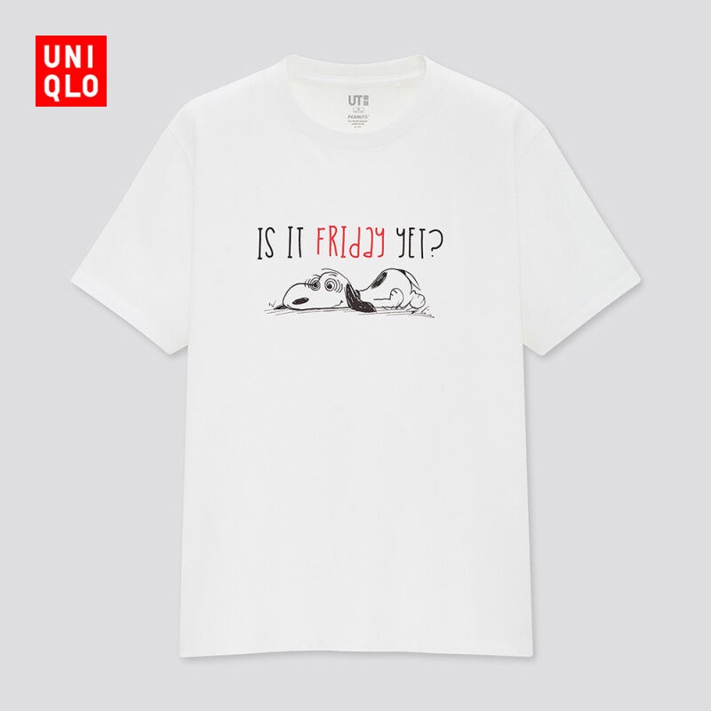 Áo Thun UNIQLO Tay Ngắn In Hình Hạt Đậu Phộng Cho Nam Và Nữ