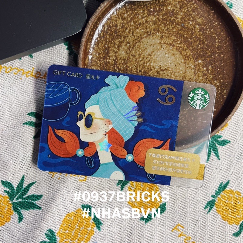 [ THẺ LẺ ] Thẻ sưu tầm Starbucks China Cung Hoàng đạo Zodiac