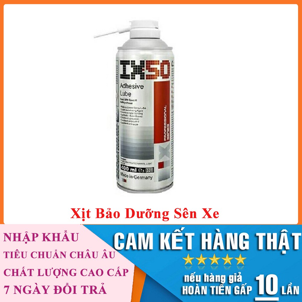 Bình Xịt Bảo Dưỡng Sên Xe Máy Voltronic IX 50 nhập khẩu Đức 400 ml - Chuyên dành cho xe côn tay