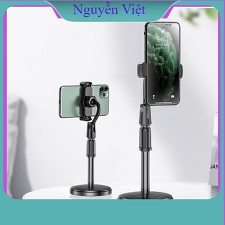 Giá đỡ điện thoại đa năng , kẹp điện thoại livetream để bàn xoay 360 độ
