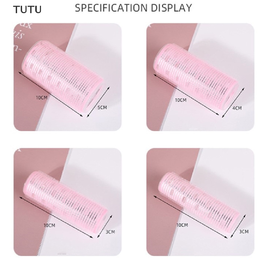 Lô Uốn Tóc 4 Kích Cỡ Bằng Nhôm Tiện Dụng Cho Người Lười