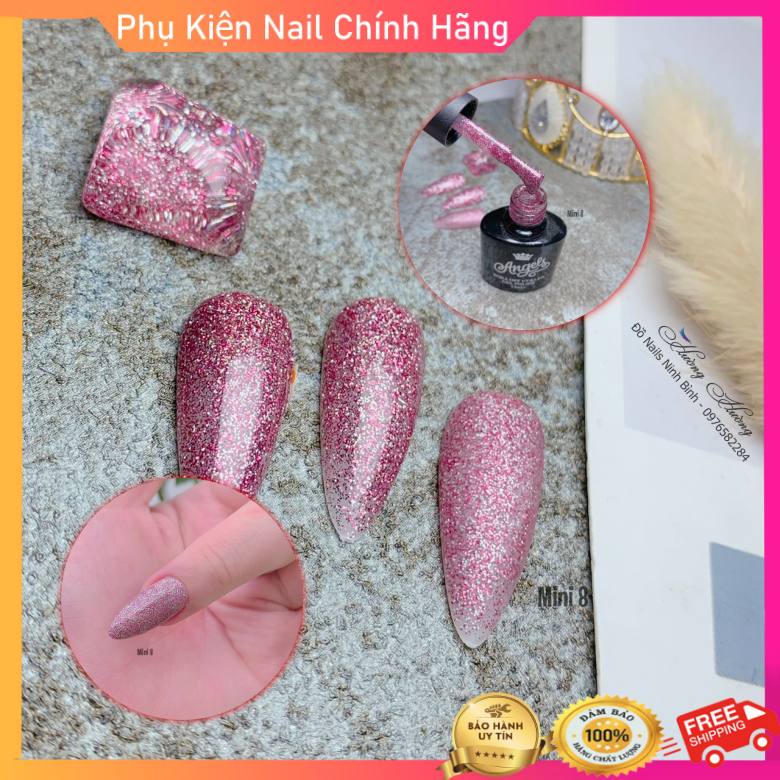 Nhũ mini, Sơn gel nhũ, Sơn màu hồng, màu cánh son - Hot trend