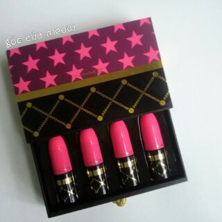 [Tách set] Son MAC mini Nutcracker sweet RED lipstick kit