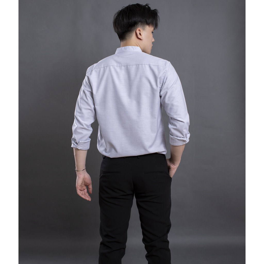 [Mã FAMALLT5 giảm 15% đơn 150K] Áo sơ mi nam dài tay cổ trụ LADOS - 8053 -VẢI OXFORD CỰC CHUẨN | BigBuy360 - bigbuy360.vn
