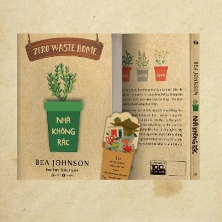 Sách - Nhà Không Rác - Tác giả: Bea Johnson Tặng Bookmark