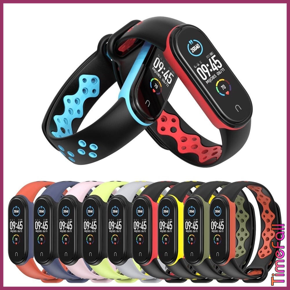 Dây đeo cao su mi band 6, Miband 5 thể thao chính hãng MIJOBS - dây đeo thay thế thể thao NIKE mi band 5, miband 6