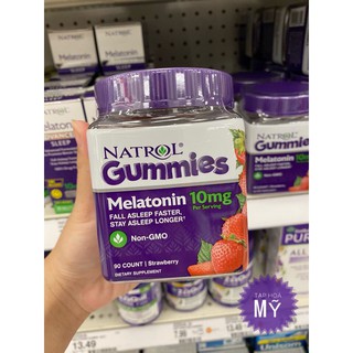 Hộp Đựng 90 Viên Kẹo Dẻo Ngủ Ngon Natrol Gummies