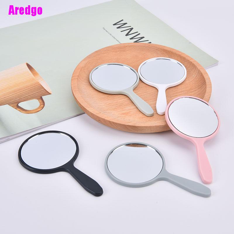 [Hàng mới về] Gương trang điểm cầm tay hình tròn có tay cầm tiện lợi