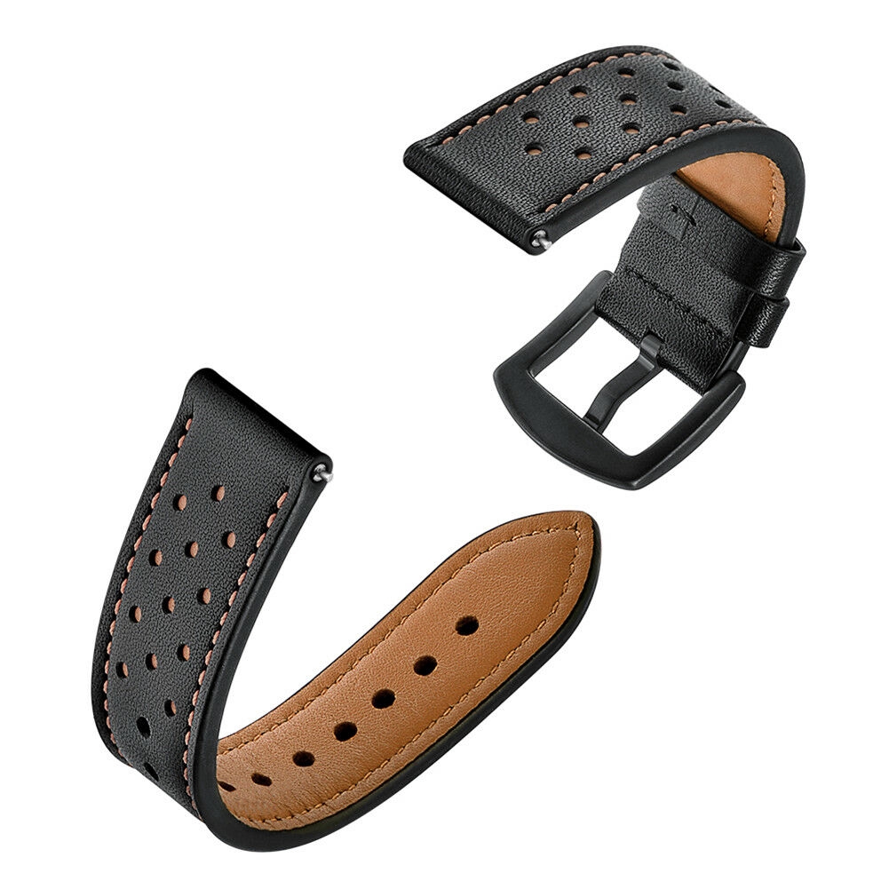 22mm Genuine Leather Wrist Watch Band Strap For Samsung Galaxy Gear S3 Watch 46mm