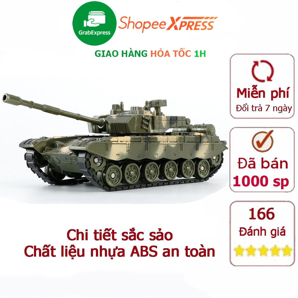 Đồ Chơi Mô Hình Xe Quay 360 Độ Bánh Xích Cao Su Và Chi Tiết Nhựa An Toàn Tỷ Lệ 1:32