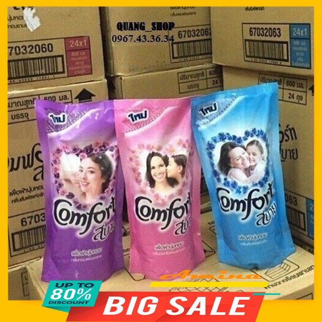 Nước xả vải quần áo Comfort Thái Lan 580ml