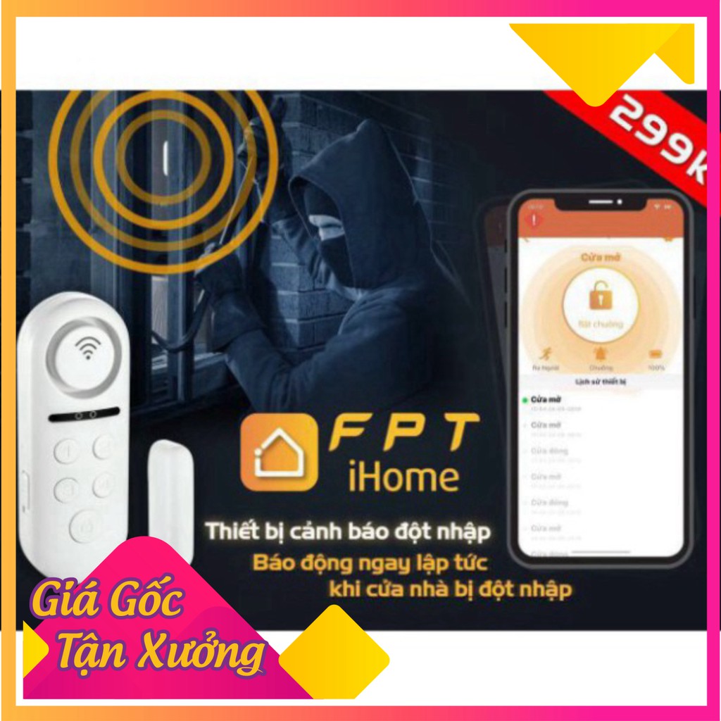 Thiết bị cảnh báo chống chộm FPT ihome - Thiết bị báo động fpt ihome - Shop Phố Digital Shop P.H.O