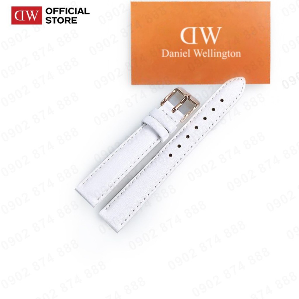 Dây da đồng hồ Daniel Wellington Classic Petite Bondi khóa vàng & bạc DW Strap