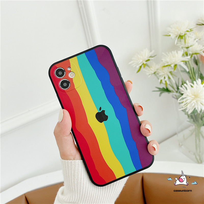 Ốp điện thoại mềm màu cầu vồng cho Iphone 11 Iphone 6 6s 7 8 Plus 8plus 7plus X Xr Xs Max 11pro Max Se 2020 | BigBuy360 - bigbuy360.vn
