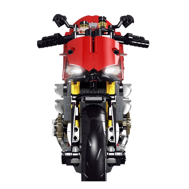 (Có Sẵn ) đồ chơi Lắp ráp Technic XE MOTO DUCATI streetfiggter V4S 50051