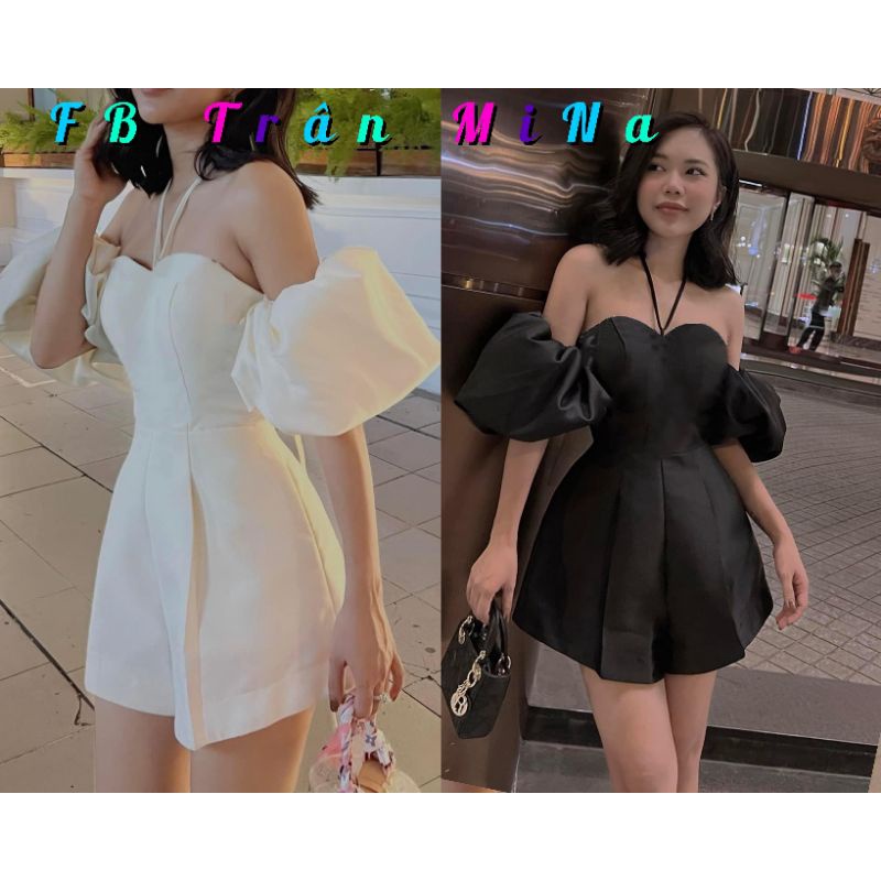 JUM CỔ YẾM RỚT TAY PHỒNG 2 MÀU - CHUẨN HÌNH SÀN