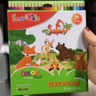 Bút chì màu smart kids (24 màu)