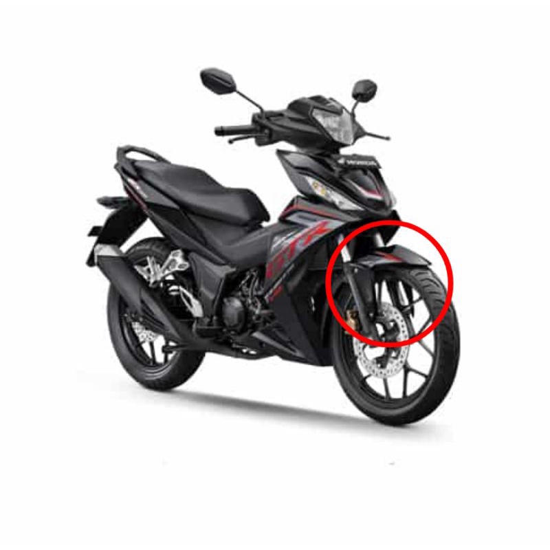 Dè chắn bùn trước màu đen bóng GTR 150