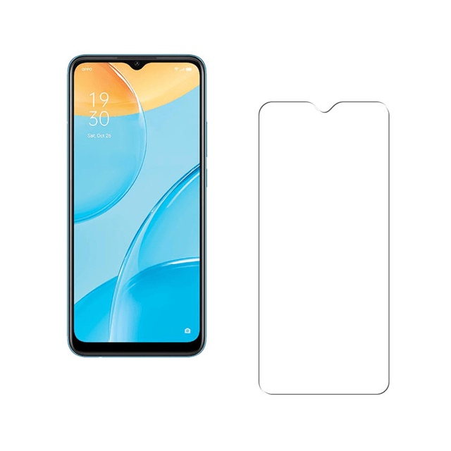 Kính cường lực cho Oppo A15/15s trắng trong độ cứng 9H