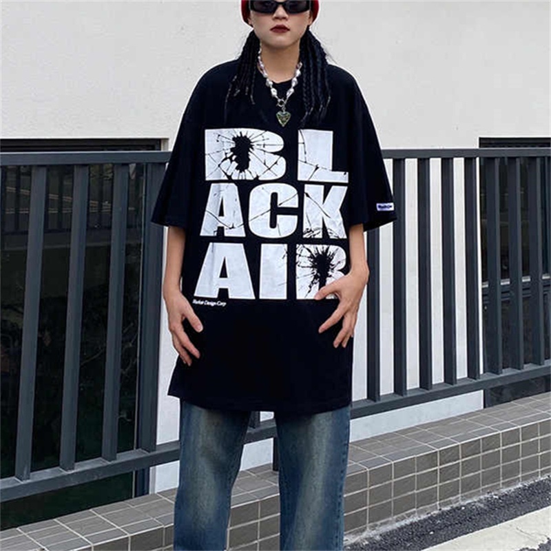 NRVP Áo Thun Cổ Tròn Oversize Thời Trang Hàn Quốc 2022 Cho Nữ