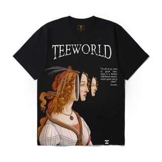 Áo thun Teeworld TW x Renaissance (Phục Hưng) - Slice Nam Nữ Trắng Đen Form Rộng Unisex