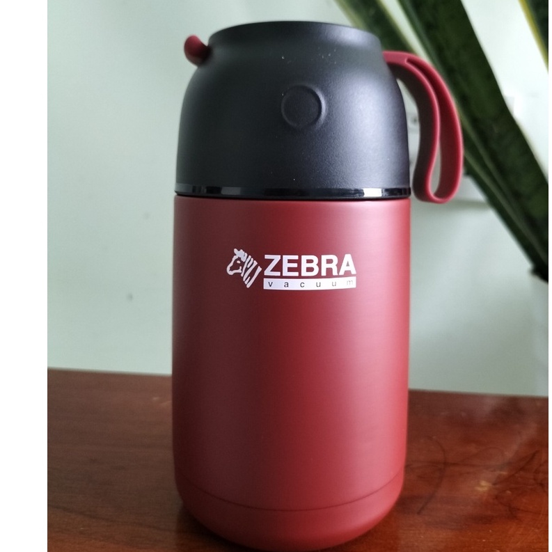 Bình giữ nhiệt ,ủ cháo zebra 450ml - 650ml Thái Lan cao cấp-123006 màu đỏ đô mẫu mới 2022